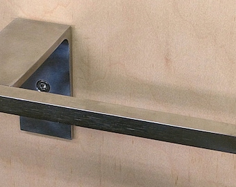 Modern Steel Toilet Paper Holder: Minimalist TP Roll Dispenser