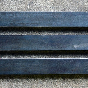 Furnace air duck louver cover, Minimal, Modern / blackened steel