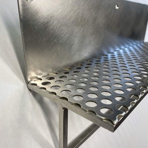 Modern Stainless Steel Shower Shelf: Minimalist Bathroom Organizer