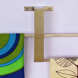 Steel Towel Bar / Towel Rack for Kitchen or Bath, Minimal and Modern Design