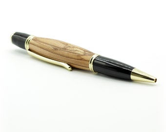 Bethlehem Olive Wood Pen - Handcrafted Ballpoint Ink Pen
