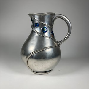 Liberty & Co Tudric Enamelled Pewter Jug