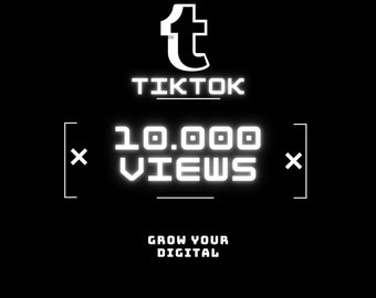 TikTok 10.000 VIEWS , FAST DELIVERY , High Quality , Best in the Industry