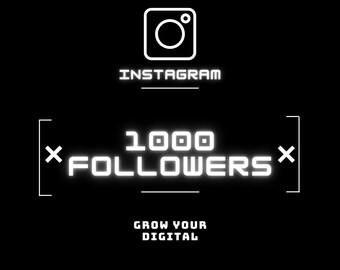 1 000 abonnés Instagram , LIVRAISON RAPIDE , Haute qualité , Le meilleur du secteur