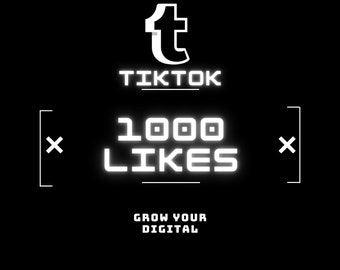 TikTok 1000 LIKES , FAST DELIVERY , High Quality , Best in the Industry