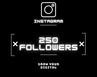 250 abonnés Instagram , LIVRAISON RAPIDE , Haute qualité , Le meilleur du secteur