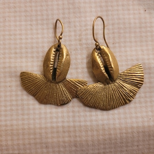 Brass earring