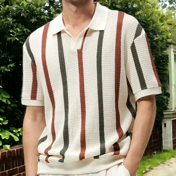 Atmungsaktives Herren-Shirt | Polo Kurzarm | Stilvolle Kleidung | Modische Kleidung