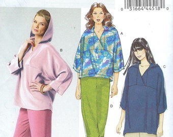 Patrons de couture BUTTERICK non coupés 5791 Top ample, tunique et pantalon grande taille, XS-S-m L-xL-xxl FF