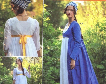 Uncut Simplicity Pattern 8941 Historical, Medieval Gown and robe. Sizes 6-12 or 14-22 FF