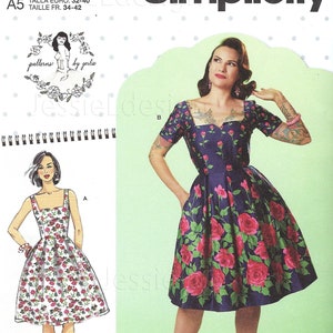 Uncut Simplicity Sewing Pattern 9294 misses dress size 6-14 14-22 FF