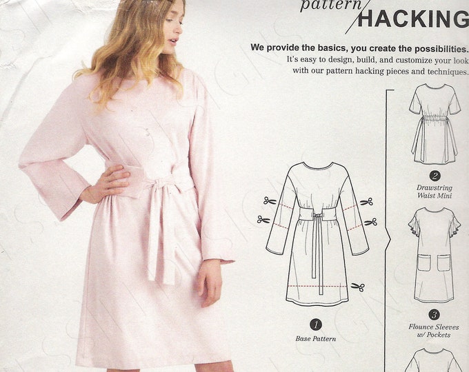 Uncut Simplicity Sewing Pattern 212 8751 Misses' Dress With Options for ...