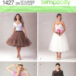 Tulle skirt pattern simplicity cheap