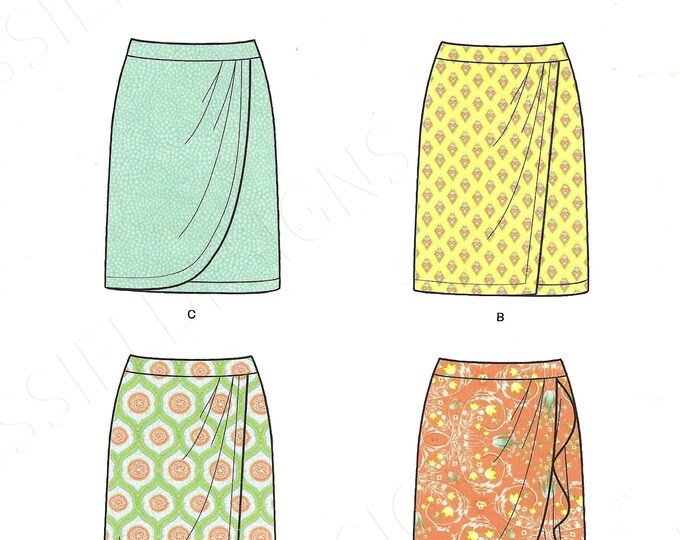 Uncut New Look Sewing Pattern 6215 Misses Womens Skirt Sewing Patterns ...