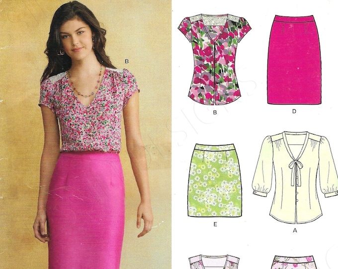 Uncut New Look Sewing Pattern 2410 Misses Skirt Pattern Sz 8 18 FF Etsy