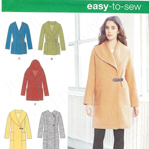 Uncut Simplicity Sewing Pattern 1067 Misses' Unlined Coat - Etsy