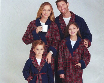 Kleding Unisex kinderkleding Pyjamas & Badjassen Jurken Vintage Childs Plaid Robe Geschatte Maat 2 