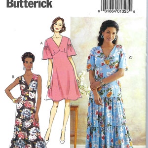 Uncut butterick sewing pattern 10778 10227 6678 Misses&#39;/Misses&#39; Petite Dress size 6-8-10-12-14 14-22 FF