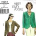 Uncut Vogue Sewing Pattern 8263 Jacket Shorts and Pants Suit Sewing ...