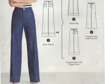 Uncut Simplicity Sewing Pattern 215 8701 Misses' Pants with Options for Design Hacking Sewing Pattern  size 6 - 14 16-24 FF