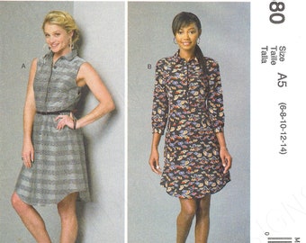 Uncut  McCalls Sewing Pattern 226 7380 Melissa Watson PULLOVER DRESSES Misses Size 6, 8, 10, 12, 14 14-22 FF
