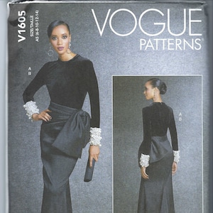 Uncut vogue sewing pattern 1605 Top and Skirt size 6-8-10-12-14 14-22 FF