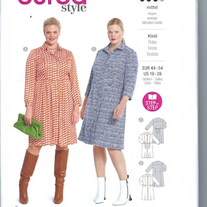 Uncut burda sewing pattern Misses&#39; Dress Burda Style Sewing Pattern 5882 size 18-28  FF