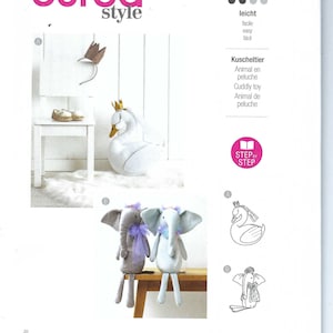 Uncut burda sewing pattern Stuffed Animals Burda Style Sewing Pattern 5833  FF