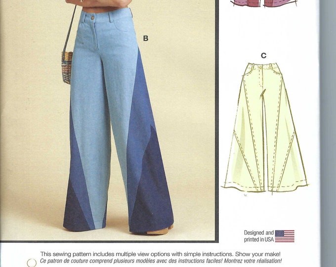 Uncut Mccalls Sewing Pattern Misses' Shorts and Pants 11888 8408 Size 6 ...