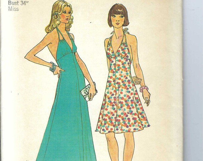 Uncut Vintage Simplicity Sewing Pattern 6385 Size 12 Bust 32.5