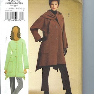 Uncut vogue  sewing pattern size 14-22 The Vogue Woman 8545 Misses Jacket and Pants   FF