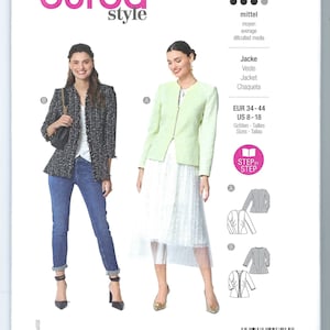 Uncut burda sewing pattern 6029 Misses&#39; Jacket size 8-18 FF