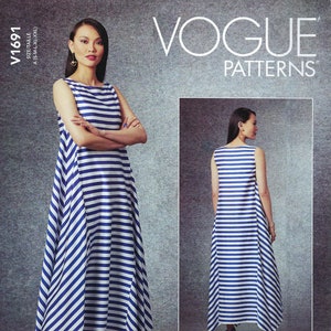 Uncut vogue sewing pattern 10569 V1691 1691 Misses&#39; dress size S-M-L-XL-XXL FF