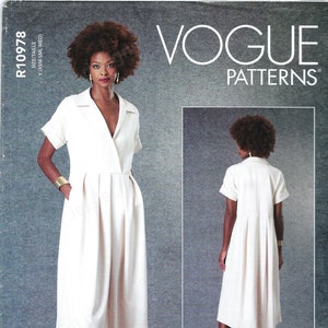 Uncut vogue sewing pattern 10978 1777 Misses' Dress size XS-S-M L-XL-xxl FF