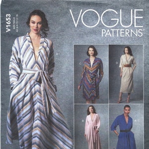 Uncut vogue sewing pattern 1653 Misses&#39; Dress size 6-8-10-12-14 14-22 FF