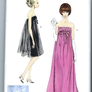 Uncut vogue sewing pattern 1885 Sewing Pattern Vintage 1960&#39;s Design  Special Occasion Dresses Sizes 6-14 16-24 FF