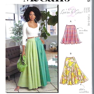 Uncut mccalls Sew sewing pattern 11029 11035 8205 Misses&#39; Skirts size xs-s-m l-xl-xxl FF