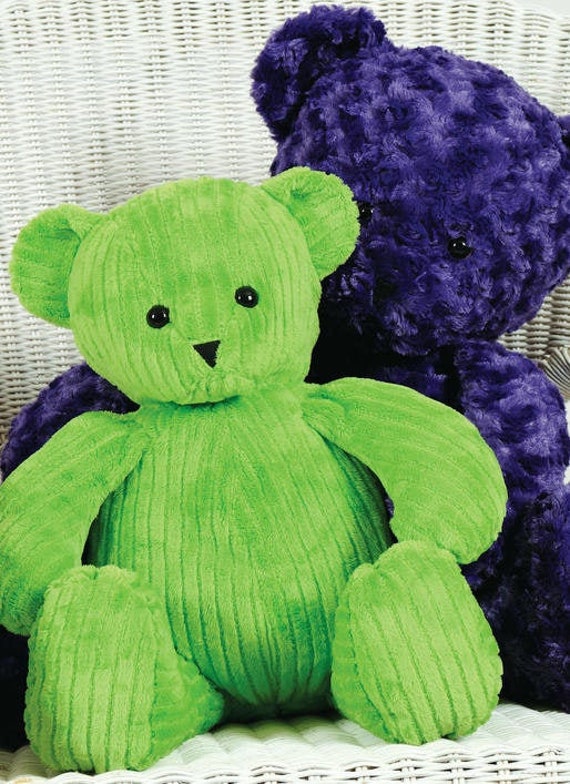 Uncut Sew Oversized Teddy Bears in Two Sizes, Kwik 10831 Uncut Sew Oversized Teddy Bears in Two Sizes, Kwik 10831