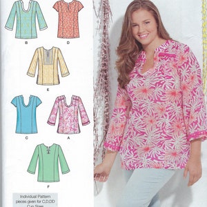 Uncut Simplicity Sewing Pattern 1461 Sewing Pattern Misses Tunic With ...