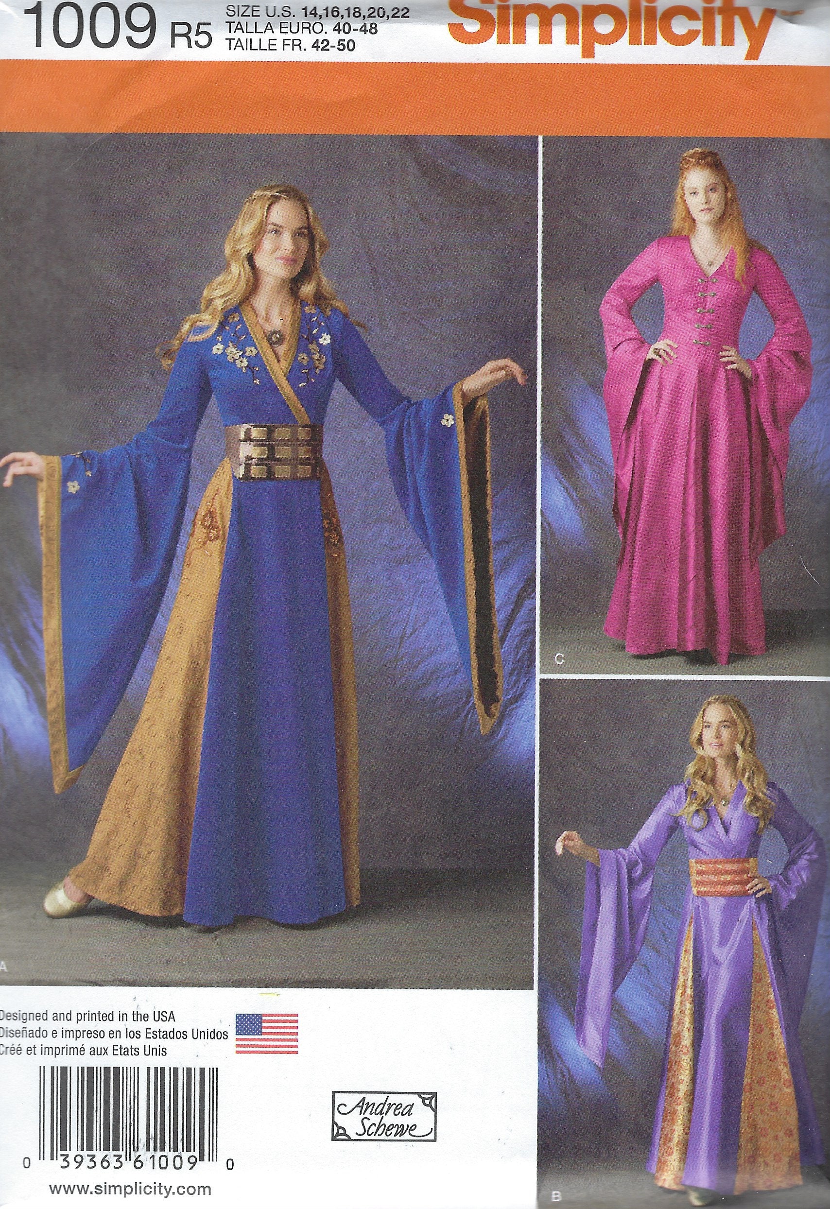 Uncut Simplicity Sewing Pattern 1009 Lord of the Rings Arwen Etsy
