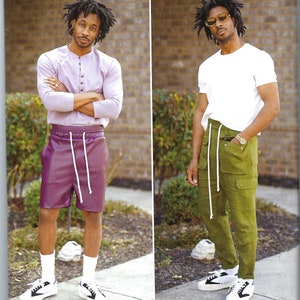 Simplicity S9338 Men's Pull-on Pants or Shorts by Mimi G Style - Etsy