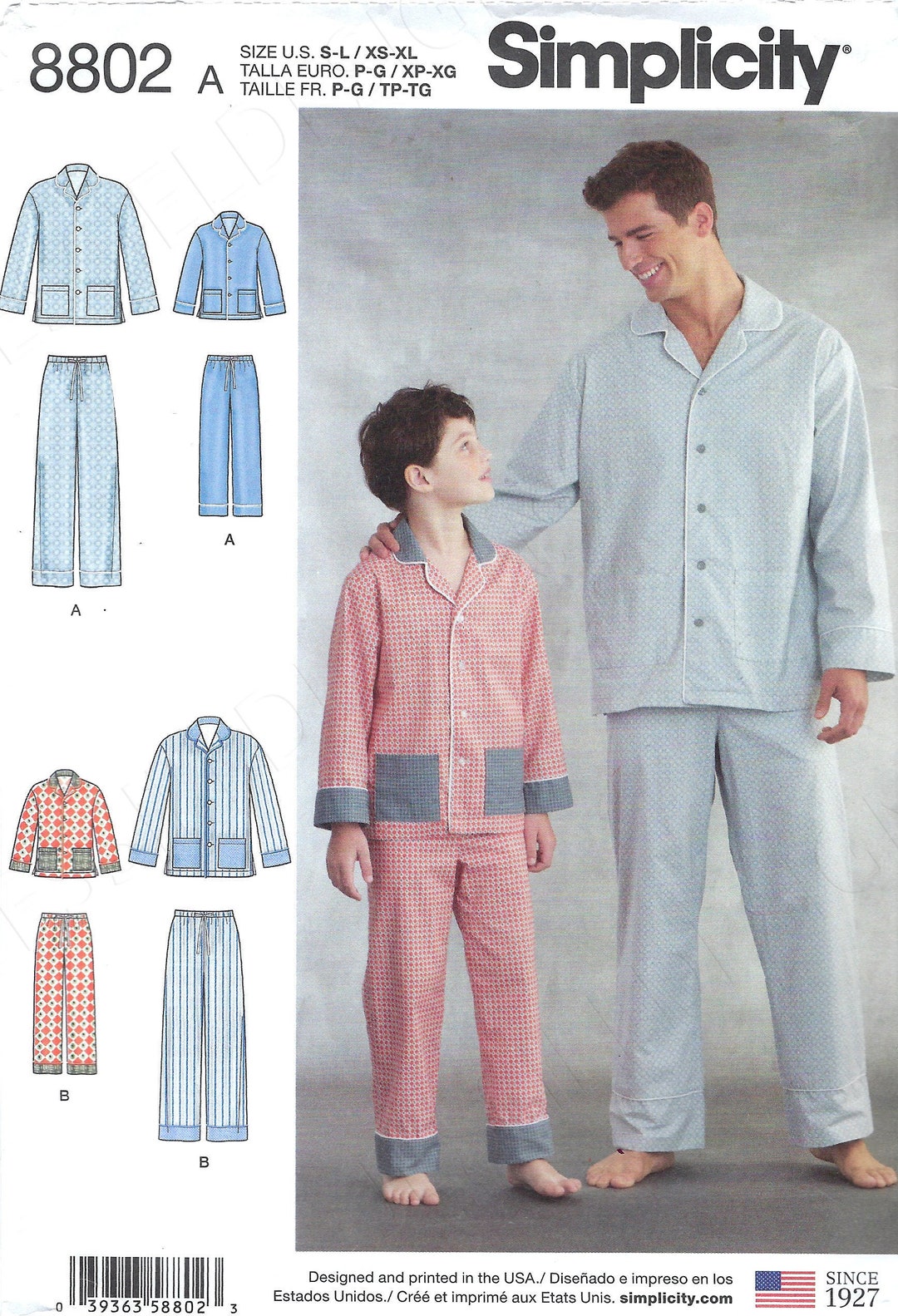 Uncut Simplicity Sewing Pattern 10004 8802 Boys' and - Etsy