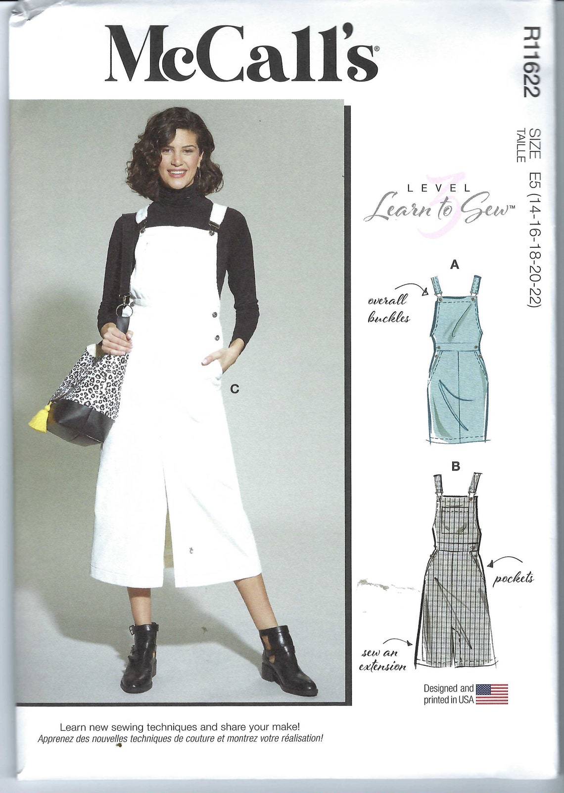 Uncut Mccalls Sewing Pattern 11622 8345 Womens Dress Womens Etsy