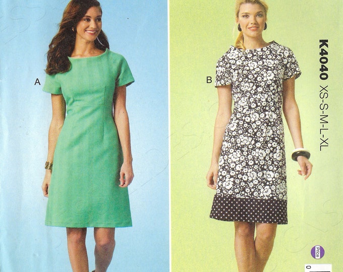 Uncut Kwik Sew Sewing Pattern 637 4040, Misses' Dress Sewing Pattern ...