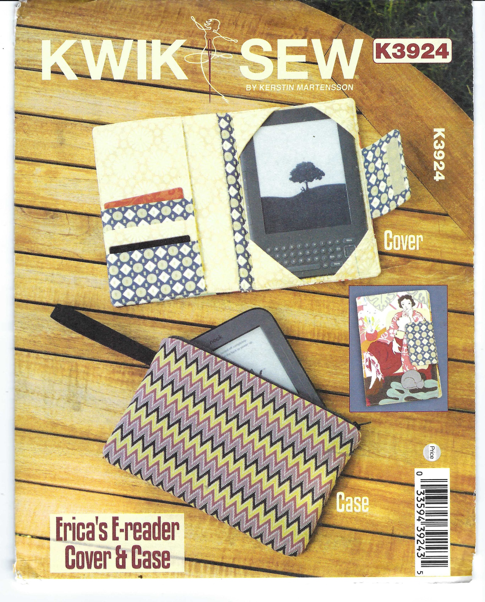 Uncut Kwik Sewing Pattern 3924 Sewing Pattern Ereader Cover Etsy