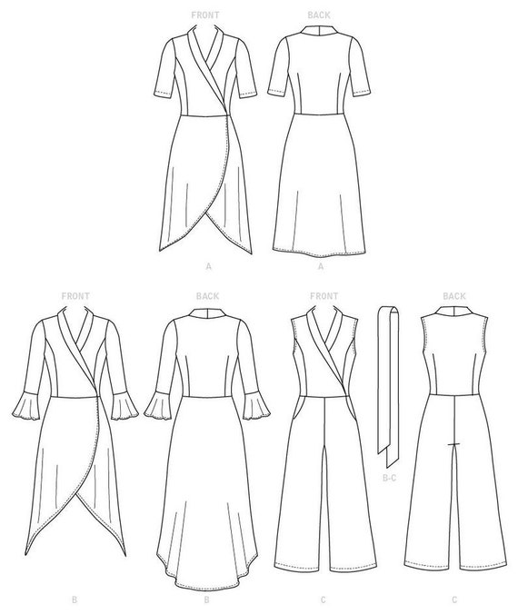 Patron Butterick 6680/E5 - Robe