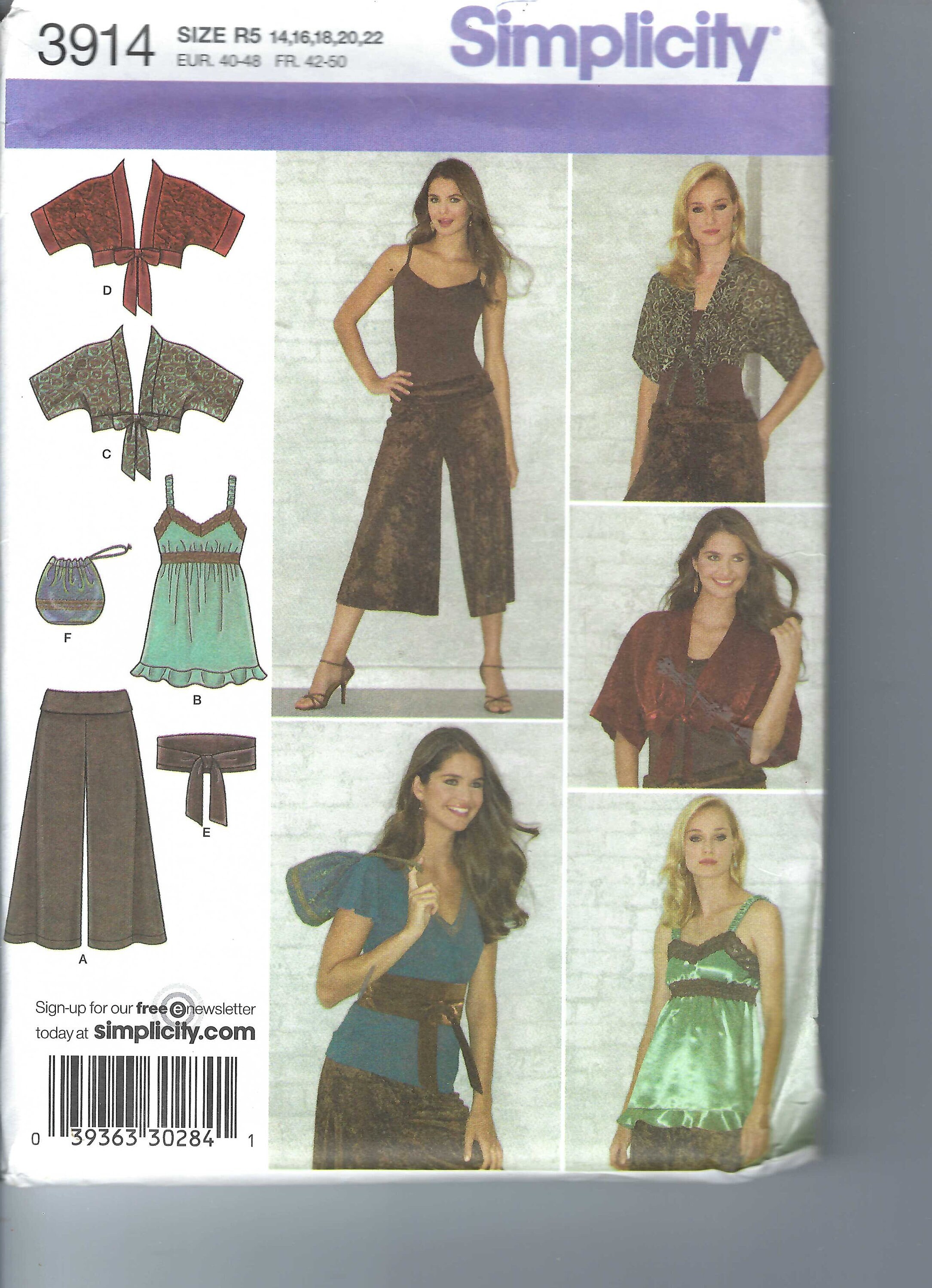 S9934 (PDF) | Girls' Tops and Skirts | Simplicity