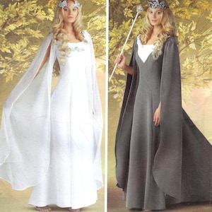 Uncut Embicity Schnittmuster 495 1551 Andrea Schewe Misses Queen Fantasy Cosplay Abendkleid Kostüm Größen 8-14 16-18-20-22-24 Mittelalter ff