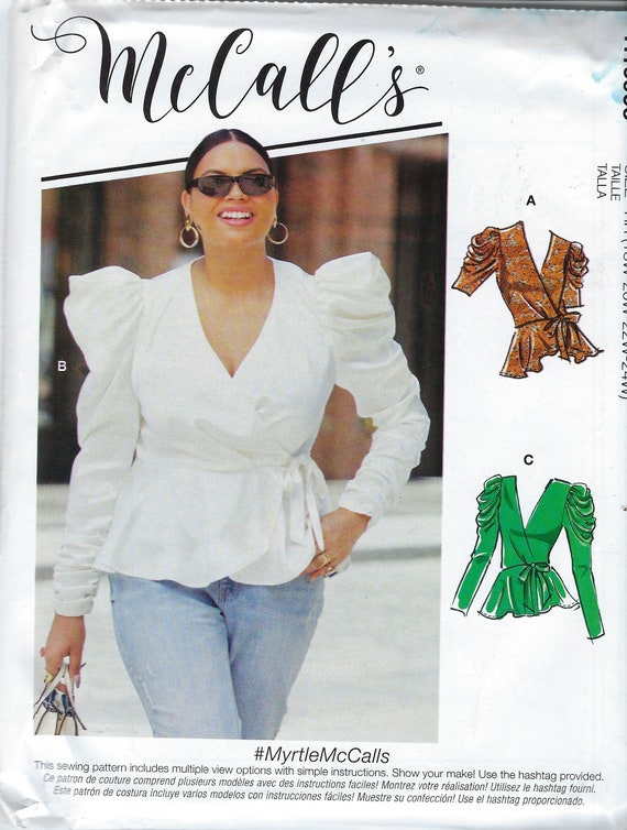 Confección Modelos Y Patrones De Blusas Patrón De Costura McCalls