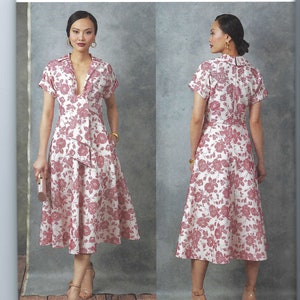 May include: Vogue Patterns sewing pattern R11572 for a dress by Badgley Mischka. The pattern is for sizes 8-10-12-14-16.